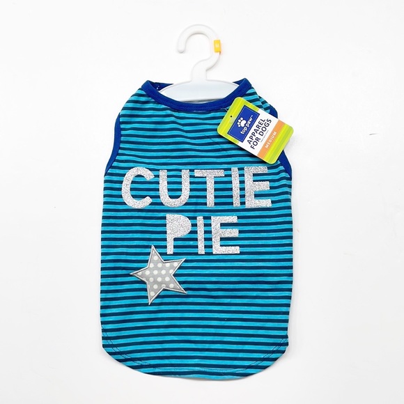 NEW Top Paw Cutie Pie Striped Dog Tee